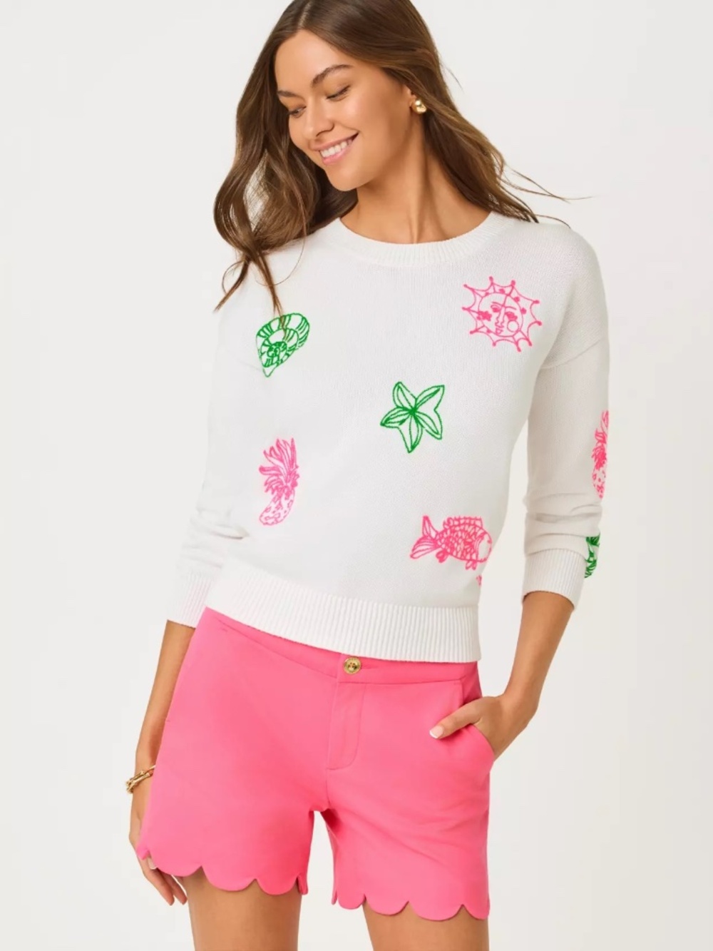 Lilly Pulitzer Buttercup Mid Rise Short NWT